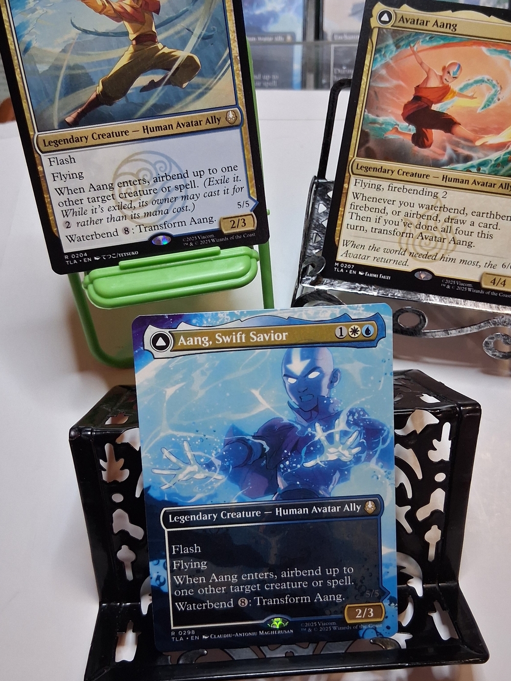 Avatar Aang Trio Bundle 3 Cards NM ~ Aang: 3 Variations ~ Magic The Gathering
